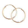 9ct Gold hoop Earrings.  20mm*20mm.  Hypoallergenic 9ct Gold Jewellery for women.