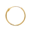 9ct Gold hoop Earrings.  12mm*12mm.  Hypoallergenic 9ct Gold Jewellery for women.