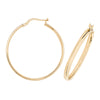 9ct Gold Hoop Earrings.  35mm * 32mm. 9ct  Hypoallergenic 9ct Gold Jewellery for women.
