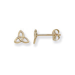 9ct Gold Trinity Stud Earrings - Hypoallergenic 9ct Gold Jewellery for Ladies - 6mm * 6mm