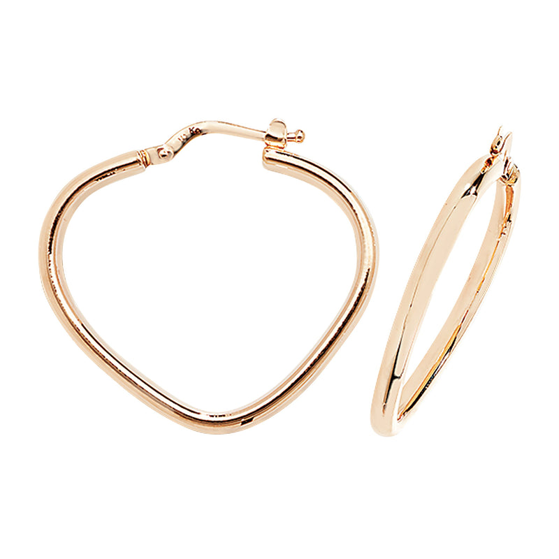 9ct Gold Hoop Earrings. 29mm*31mm. Hypoallergenic 9ct Gold Jewellery for women.