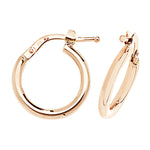 9ct Gold Hoop Earrings. 16mm*15mm Hypoallergenic 9ct Gold Jewellery for women..