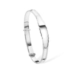 Sterling Silver Adjustable Kids ID Bangle Suitable for Girls or Boys. Kids Jewellery by Aeon