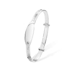 Sterling Silver Adjustable Baby Bangle For Girls.  Kids Jewellery by Aeon