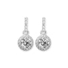 Sterling Silver Cubic Zirconia Drop Earring. Hypoallergenic Silver Jewellery for women by Aeon