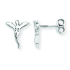 Angel Stud Earrings. Hypoallergenic Sterling Silver Stud Earrings for Women