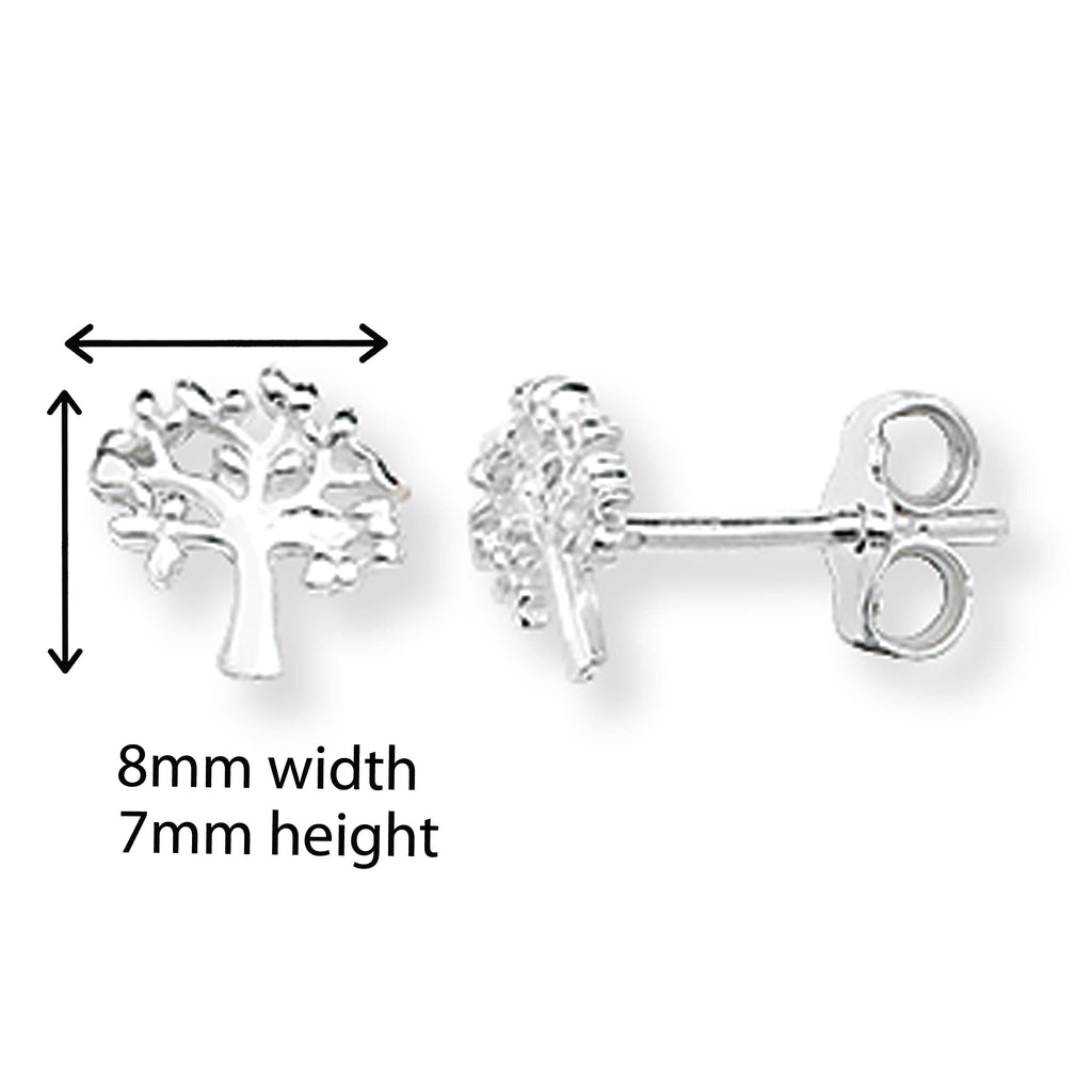 Tree Of Life Earrings. Hypoallergenic Sterling Silver Earring for women by Aeon