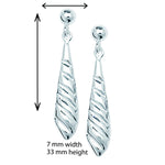 Sterling Silver Ball Earring - Hypoallergenic Silver Jewellery for women by Aeon