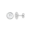 Sterling Silver 925 Button Earrings. Hypoallergenic Sterling Silver Earrings for kids