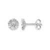 Kids Flower Stud Earrings. Hypoallergenic Sterling Silver Earrings for kids