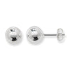 Sterling Silver Ball Stud Earrings. Hypoallergenic Sterling Silver Earrings for women by Aeon