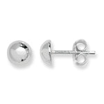 Sterling Silver Ball Stud Earring. Hypoallergenic Sterling Silver Earrings for women by Aeon