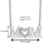 Sterling Silver Mum Silver Necklace Set - Hypoallergenic  Silver Mum Necklace For Women
