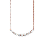 Sterling Cubic Zirconia Drop Necklace. Hypoallergenic Sterling Silver Jewellery by Aeon