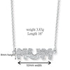 Sterling Silver Mum Silver Necklace Set - Hypoallergenic Silver Mum Necklace For Women