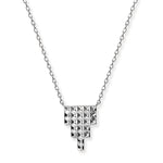 Sterling Silver Art Deco Style Drop Necklace. Hypoallergenic Sterling Silver Jewellery by Aeon