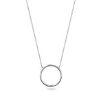 Sterling Silver Circle necklace. Hypoallergenic Sterling Silver Jewellery by Aeon