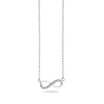 Sterling Silver Infinity Necklace set. Hypoallergenic Sterling Silver Jewellery by Aeon