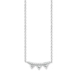 Sterling Silver Necklace Set With Cubic Zirconias. Hypoallergenic Sterling Silver Jewellery by Aeon