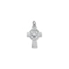 Sterling Silver Large Celtic Cross Necklace - Hypoallergenic Ladies Jewellery - 36mm * 18mm