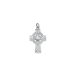 Sterling Silver Large Celtic Cross Necklace - Hypoallergenic Ladies Jewellery - 36mm * 18mm