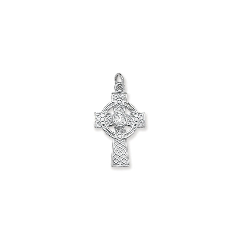 Sterling Silver Large Celtic Cross Necklace - Hypoallergenic Ladies Jewellery - 36mm * 18mm