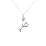 Chalice Host Communion Necklace  - Hypoallergenic Sterling Silver Kids Jewellery - 21mm * 13mm