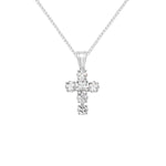 Sterling Silver Cross Necklace - Hypoallergenic Sterling Silver Jewellery by Aeon  28mm * 14mm