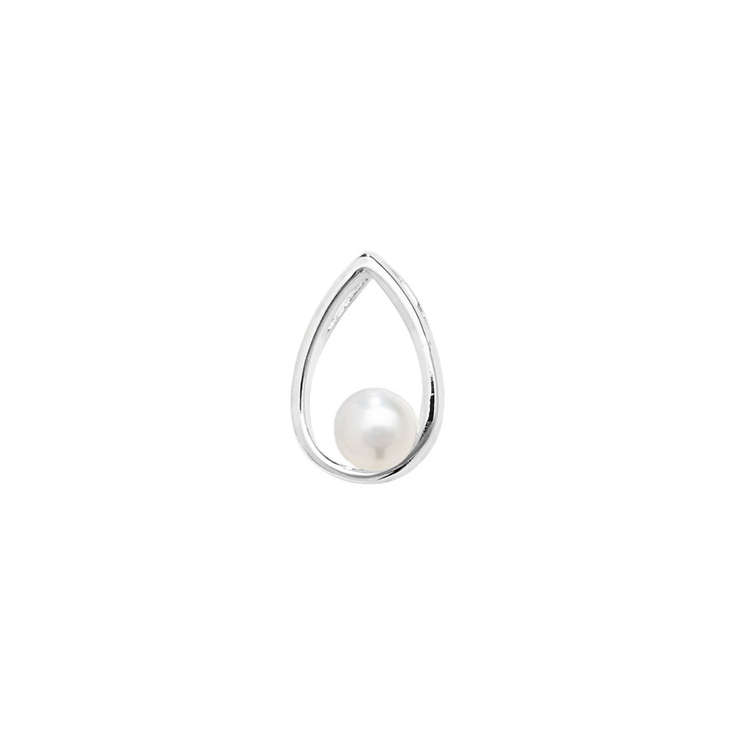 Sterling Silver Synthetic Pearl Necklace - Hypoallergenic Sterling Silver Jewellery by Aeon