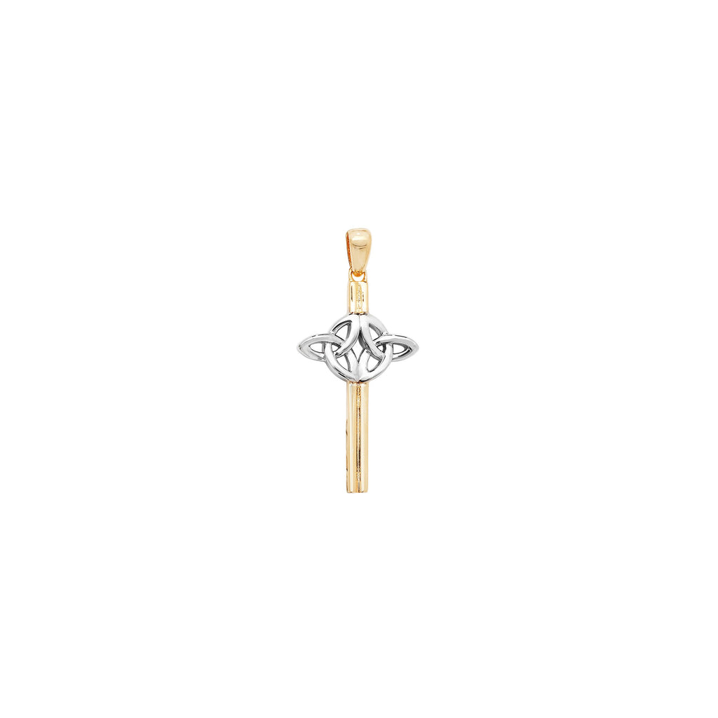 Sterling Silver Celtic Cross Necklace - Hypoallergenic Jewellery for women - 31mm * 15mm