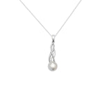 Sterling Silver Fresh Water PearlNecklace - Hypoallergenic Sterling Silver Jewellery by Aeon