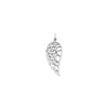 Sterling Silver Cut Out Angel Wing Necklace - Hypoallergenic Sterling Silver Jewellery  40mm * 15mm