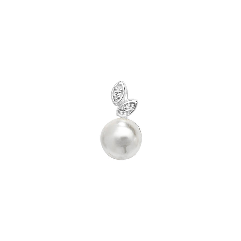 Sterling Silver Synthetic PearlNecklace - Hypoallergenic Sterling Silver Jewellery by Aeon