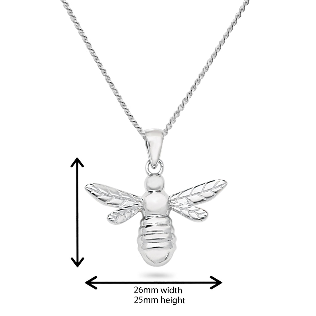 Sterling Silver Dragonfly Necklace. Hypoallergenic Sterling Silver Jewellery by Aeon