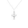 Sterling Silver Cross Host Chalice Necklace - Hypoallergenic Sterling Silver Jewellery by Aeon