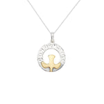 Confirmation Holy Necklace - Hypoallergenic Sterling Silver Kids Jewellery - 26mm * 19mm