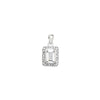 Sterling Silver White Cubic Zirconia Necklace - Hypoallergenic Sterling Silver Jewellery by Aeon