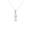 Chalice Host Communion Necklace  - Hypoallergenic Sterling Silver Jewellery for Kids - 26mm * 6mm