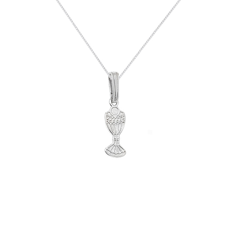 Chalice Host Communion Necklace  - Hypoallergenic Sterling Silver Jewellery for Kids - 26mm * 6mm