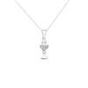 Chalice Host Communion Necklace  - Hypoallergenic Sterling Silver Jewellery for Kids - 18mm * 5mm