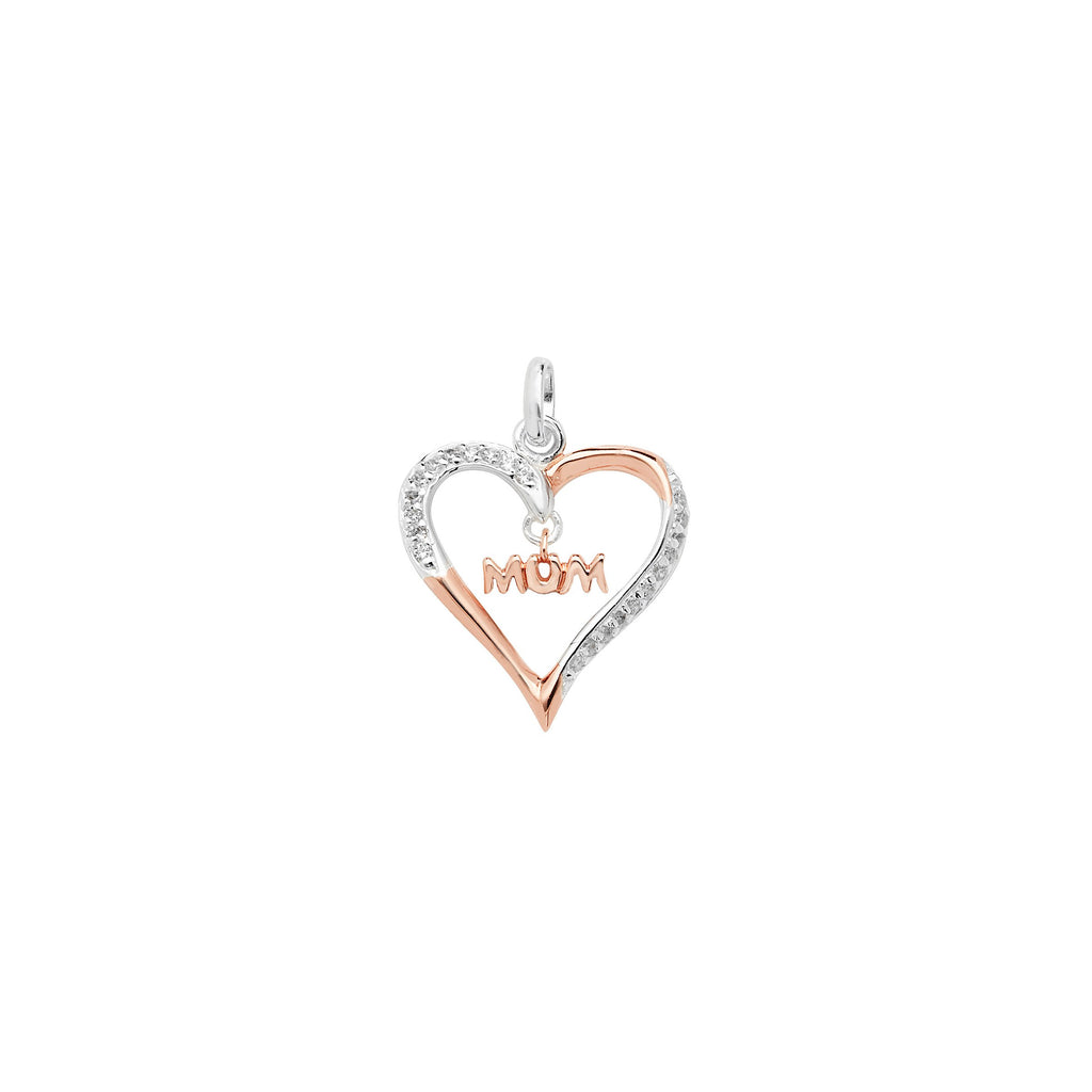 Sterling Silver Heart Necklace - Hypoallergenic Sterling Silver Jewellery by Aeon - 26mm * 16mm