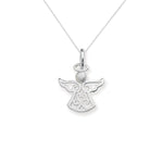 Sterling Silver Angel Necklace - Hypoallergenic Sterling Silver Jewellery by Aeon