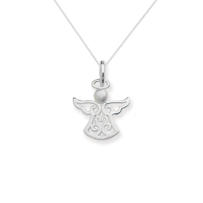 Sterling Silver Angel Necklace - Hypoallergenic Sterling Silver Jewellery by Aeon