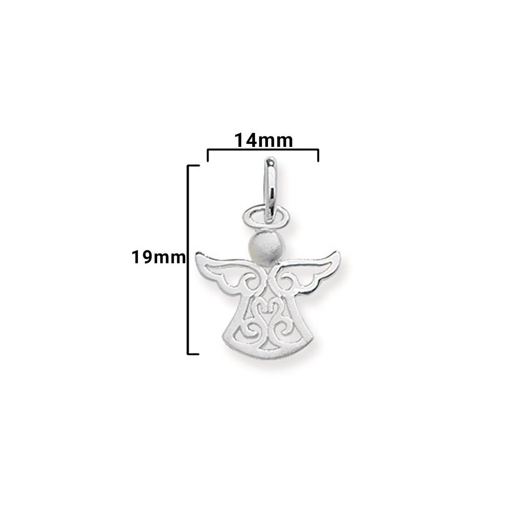 Sterling Silver Angel Necklace - Hypoallergenic Sterling Silver Jewellery by Aeon