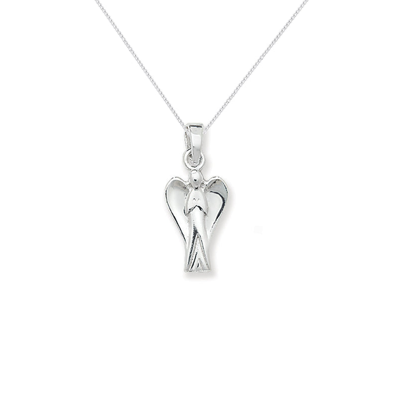 Sterling Silver Guardian Angel Necklace - Hypoallergenic Sterling Silver Jewellery by Aeon