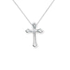 Sterling Silver Cross Necklace - Hypoallergenic Sterling Silver Jewellery by Aeon  - 19mm * 13mm