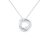 Sterling Silver 3 Circle Necklace - Hypoallergenic Sterling Silver Jewellery by Aeon