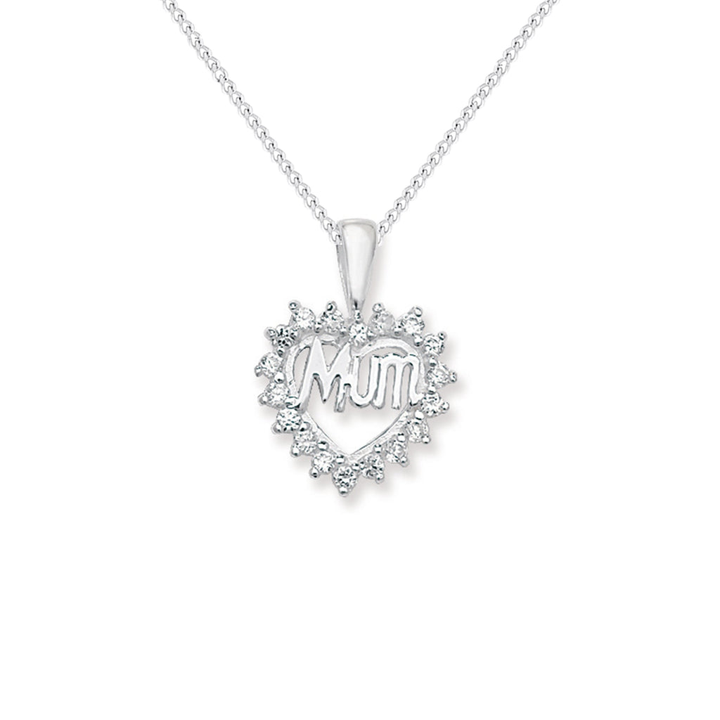 Buy AOBOCOGifts for Mum Necklaces Mother Birthday Jewellery Gifts Sterling  Silver I Love You Mum Heart Necklace Online at desertcartINDIA