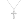 Sterling Silver Cross Necklace - Hypoallergenic Sterling Silver Jewellery by Aeon - 30mm * 16mm