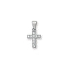 Sterling Silver Small Cross Necklace - Hypoallergenic Sterling Silver Jewellery by Aeon  - 14mm * 9mm